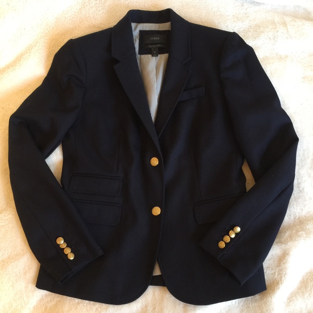 J.Crew Schoolboy Blazer in Navy
